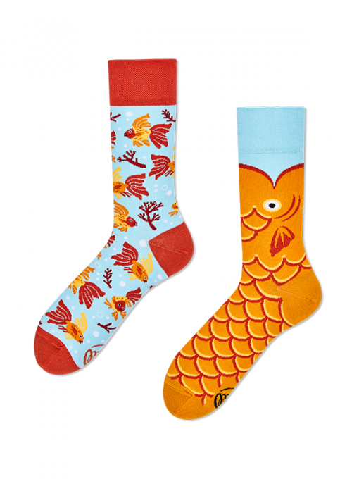 Veselé ponožky Zlatá rybka - Many Mornings