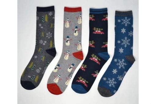Darčekové balenie 4 pánskych ponožiek Vianoce