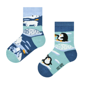 Detské ponožky Tučniak a polárny maco – Spox Sox